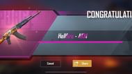 Hellfire AKM in BGMI and PUBG Mobile (Image via Krafton)
